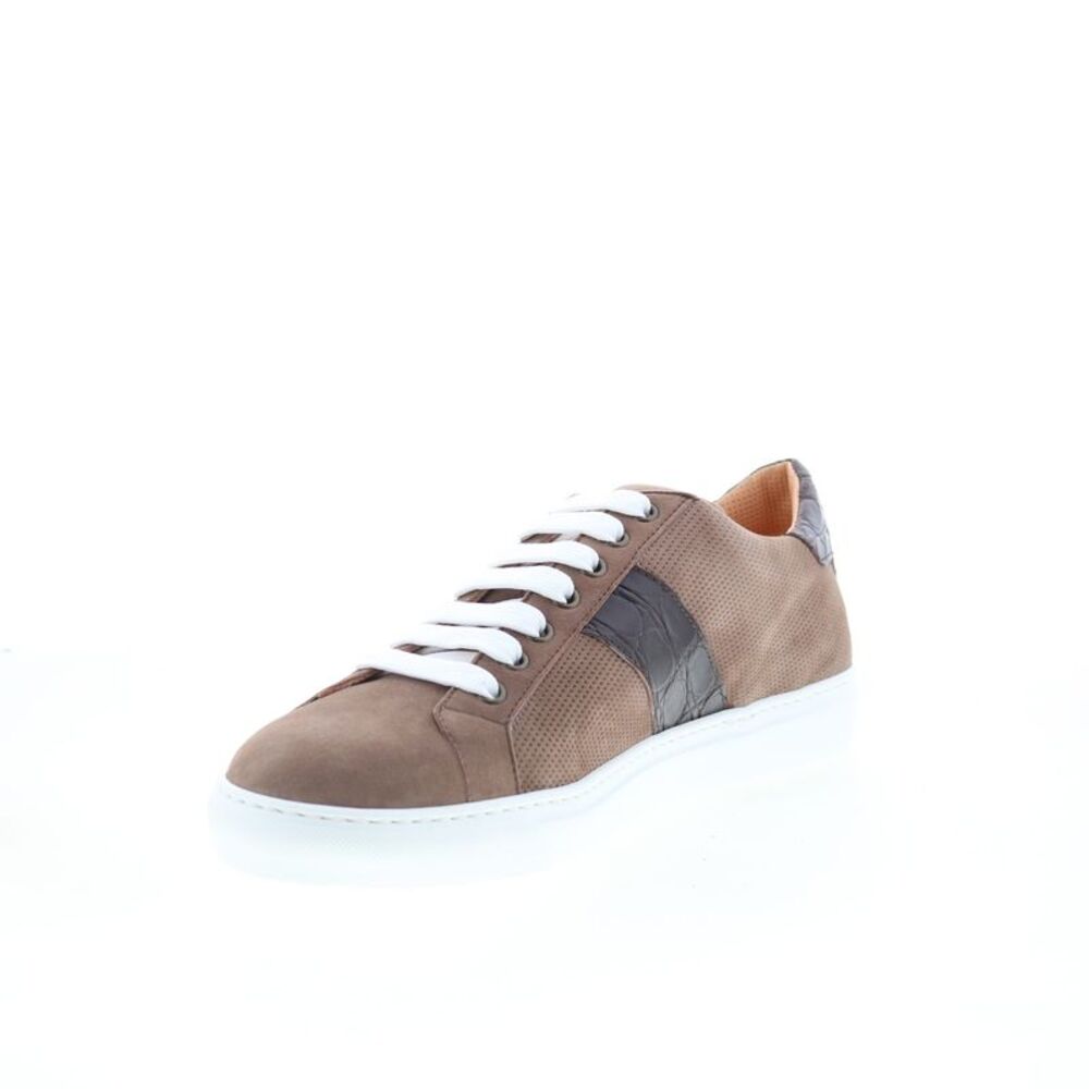 Zelli Italia Mens Olympias Brown Shoes (NWT) - Picture 4 of 7
